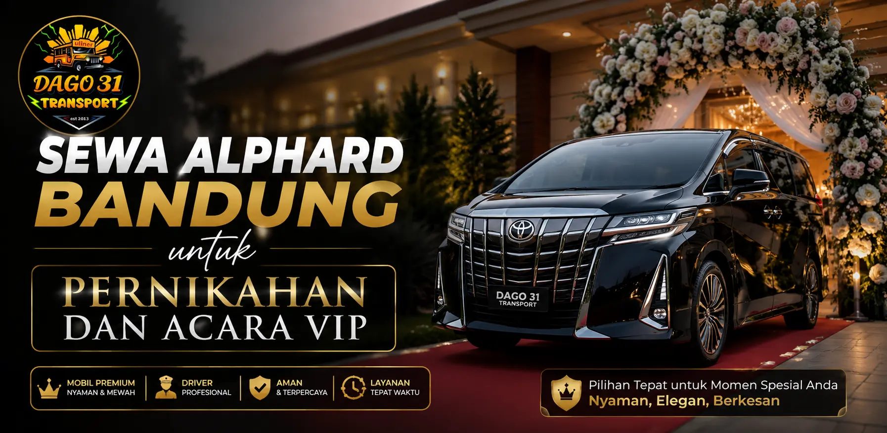 alphard pernikahan vip