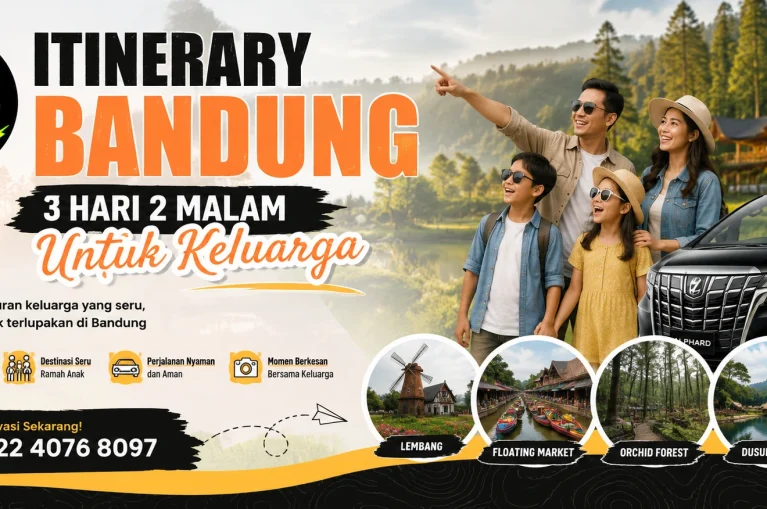 itinerary keluarga 3 hari 2 malam
