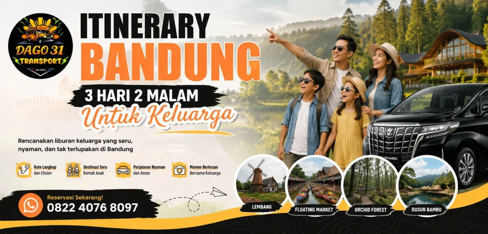 itinerary keluarga 3 hari 2 malam