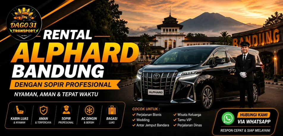 rental alphard bandung