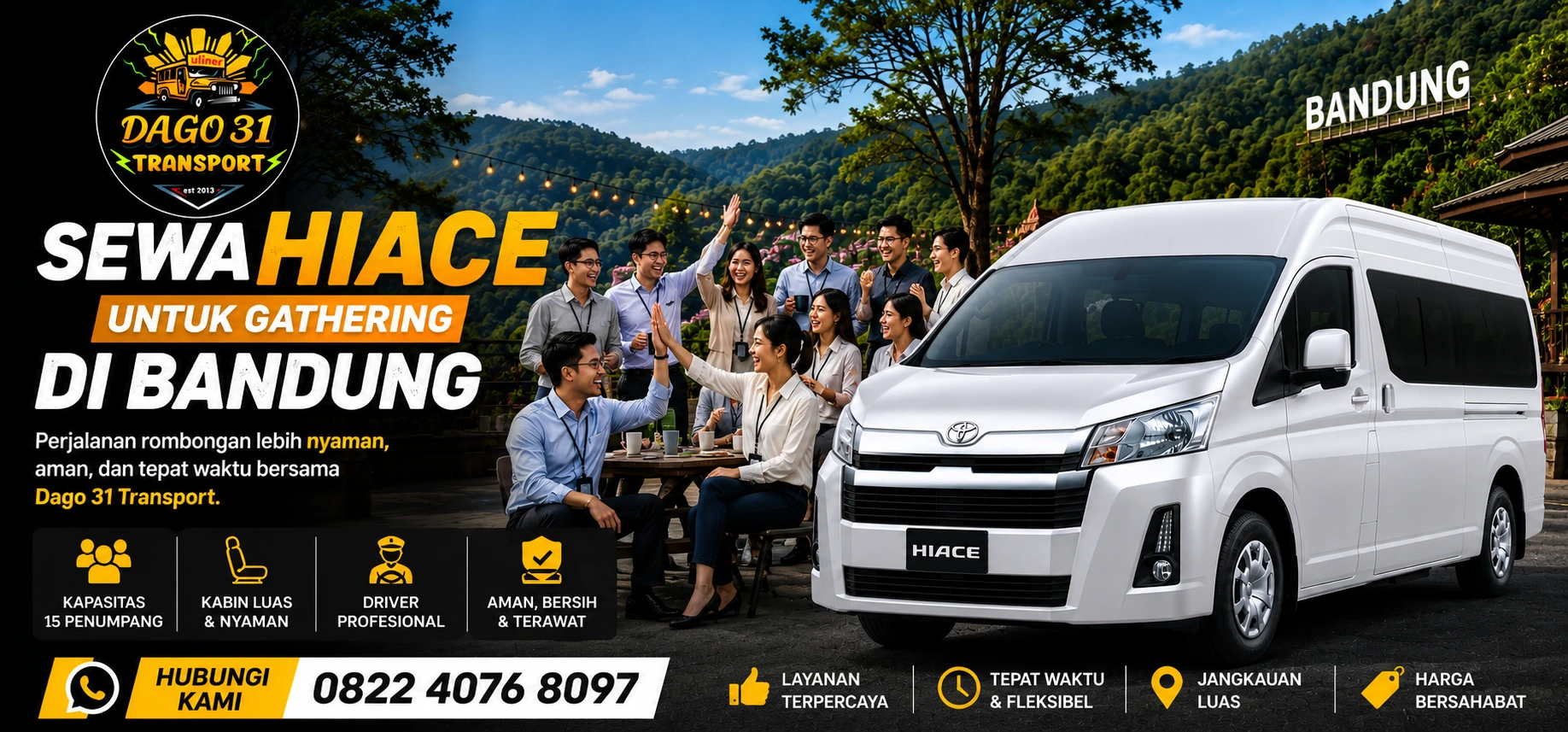 sewa hiace gathering