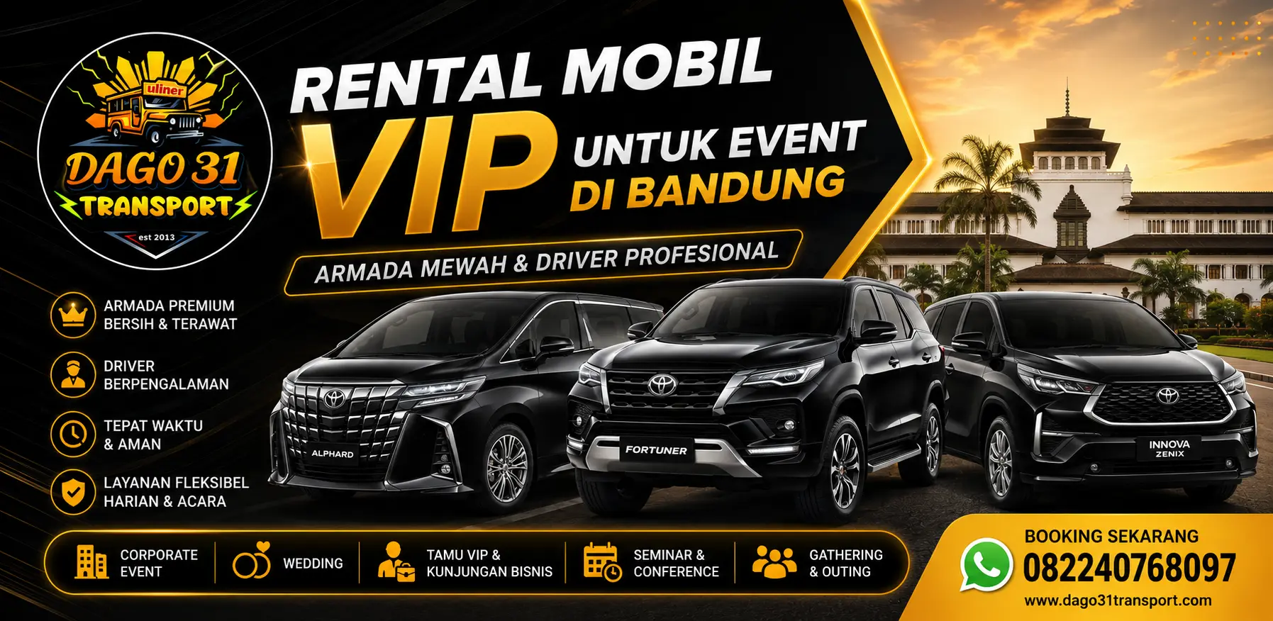 sewa mobil vip event